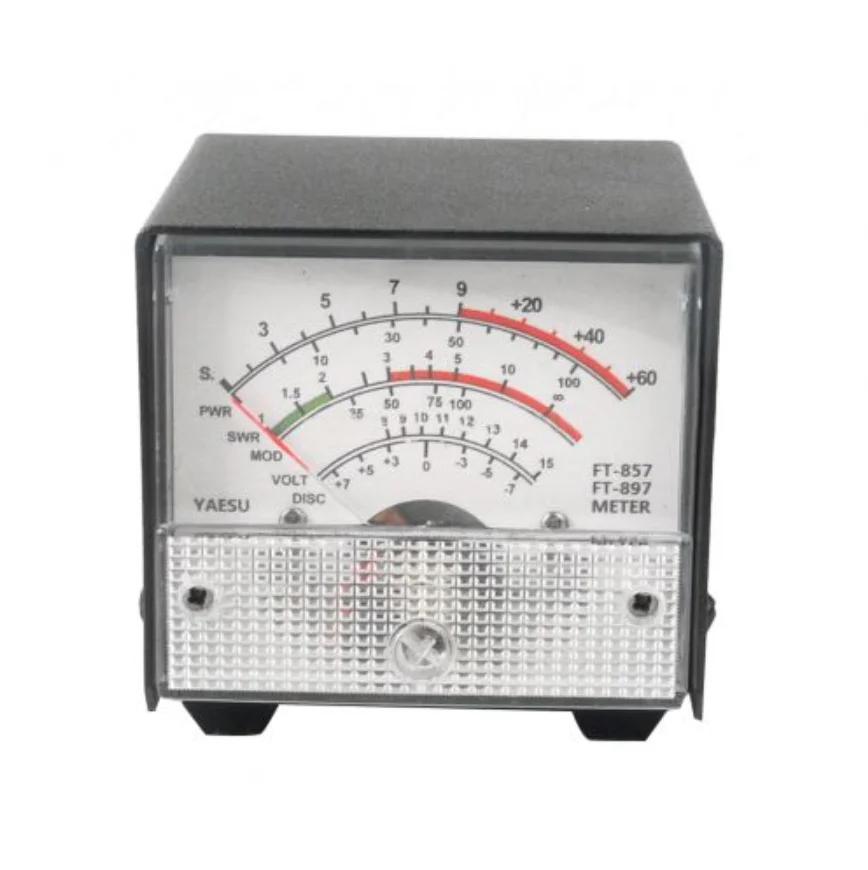 Przenośny miernik mocy z metalową obudową FT857 wielofunkcyjny cyfrowy wyświetlacz odbiorczy z wyświetlaczem emisyjnym zewnętrzny miernik S SWR