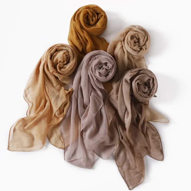 New Cotton Linen Scarf For Women Girls Students Autumn Classic Solid Color Scarves Retro Soft Foulard Viscose Female Wrap Shawls