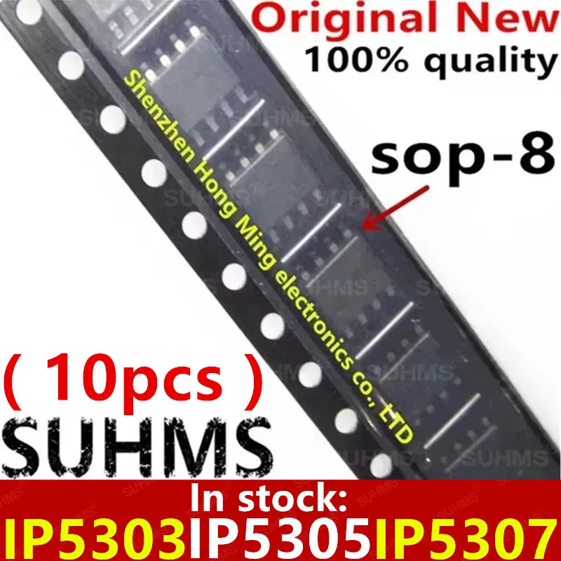 (10 peças) 100% Novo IP5303 IP5305 IP5307 sop-8