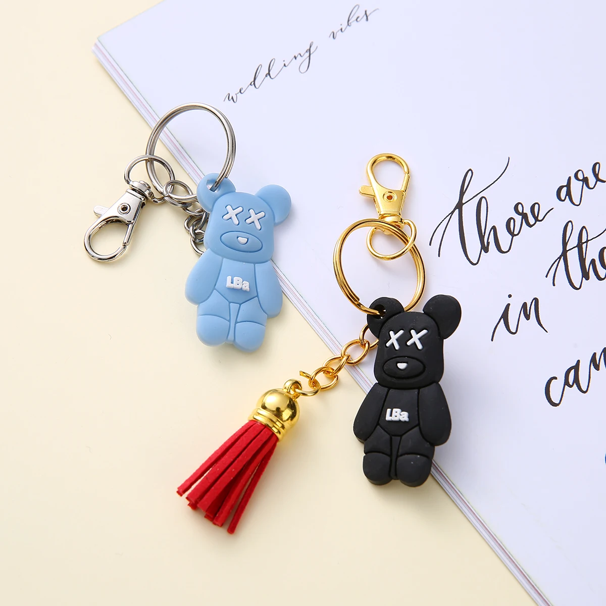 10-100pcs GOLD สี Key CHAIN แหวนสีบรอนซ์ Rhodium31mm ยาวแยก Keyrings พวงกุญแจสําหรับเครื่องประดับ DIY ทําขายส่ง