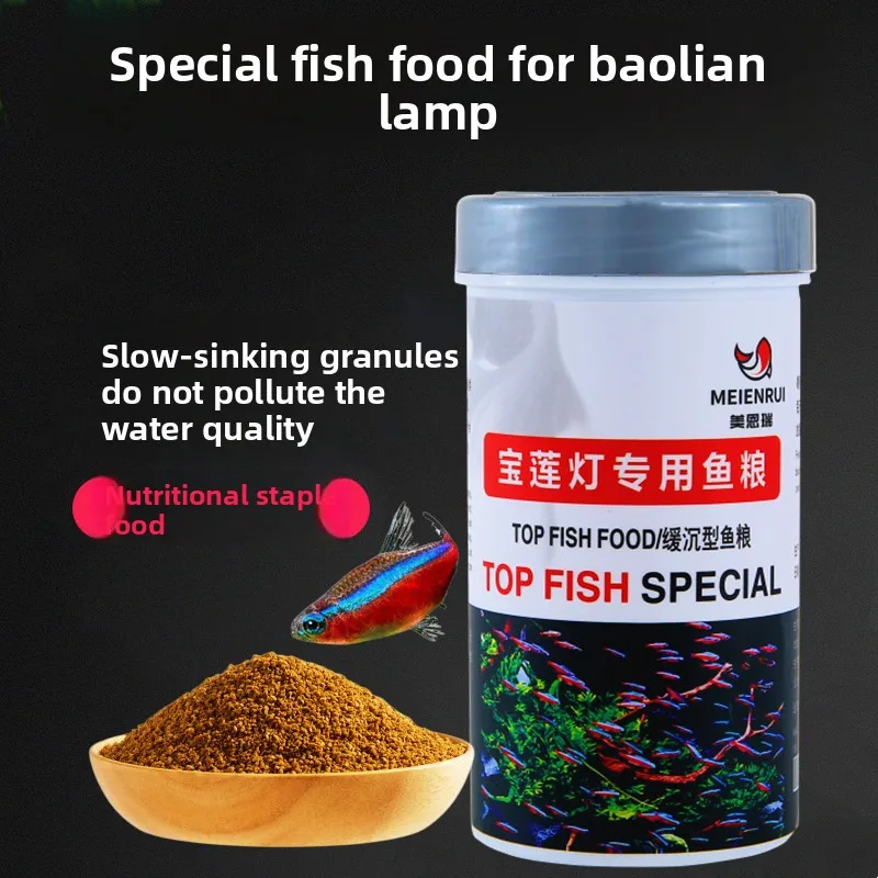 Alimento para Peces Tetra Cardinal MEIENRUI, Gránulos Pequeños para Tetra Neón y Otros Tetras, Microdieta Alta en Proteínas para Peces Tropicales