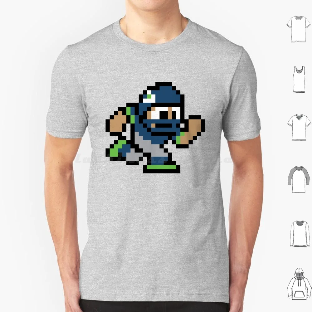 8-Bit Player-T Shirt Men Women Kids 6Xl Football 8 Bit Megaman Mega Man Nes Snes Video Games Gaming Tecmo Tecmo Bowl