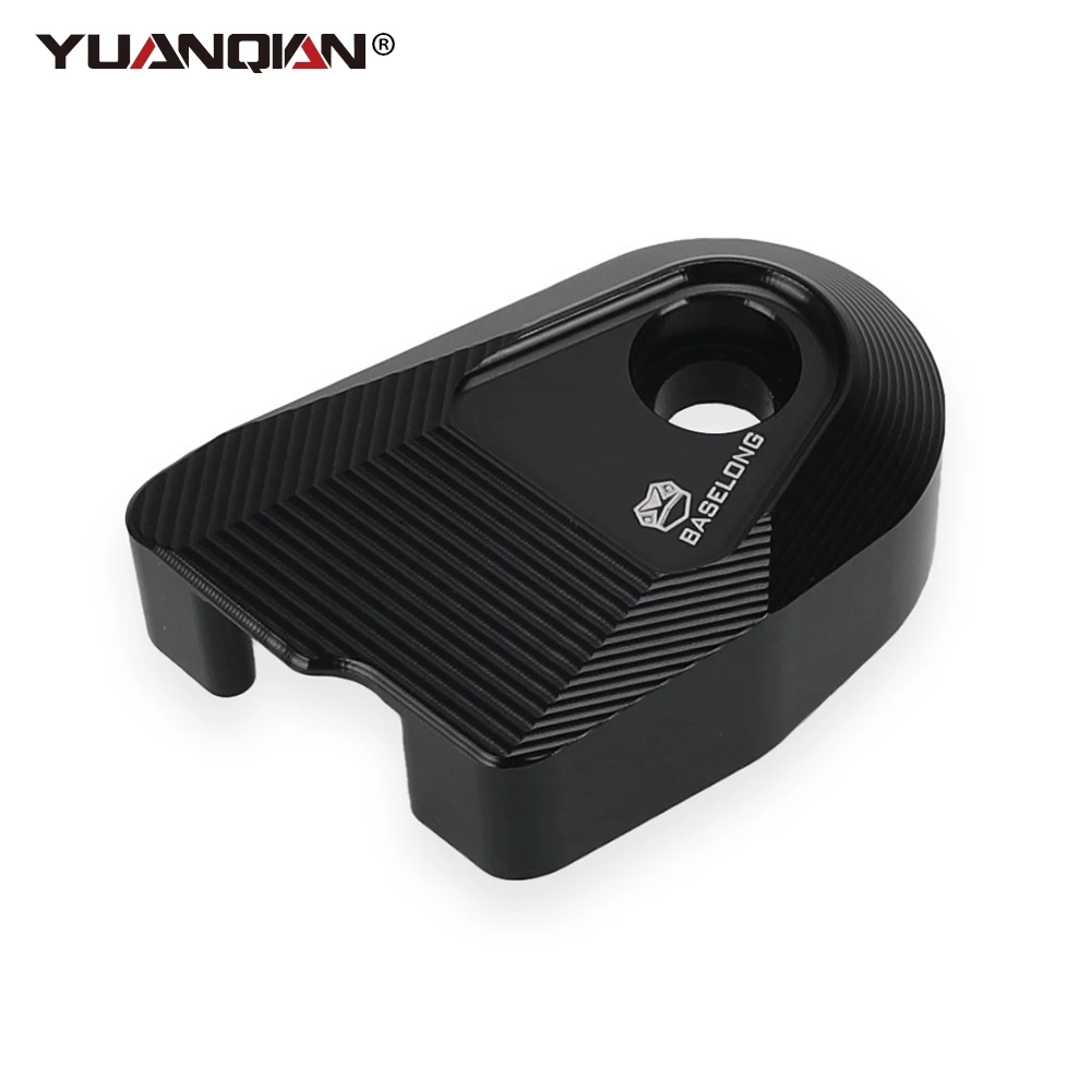 Sidestand 450 MT 2026 دراجة نارية CNC الألومنيوم الجانب حامل التبديل حماية غطاء حماية غطاء ل CFMOTO 450MT Ibex 450 2024 2025