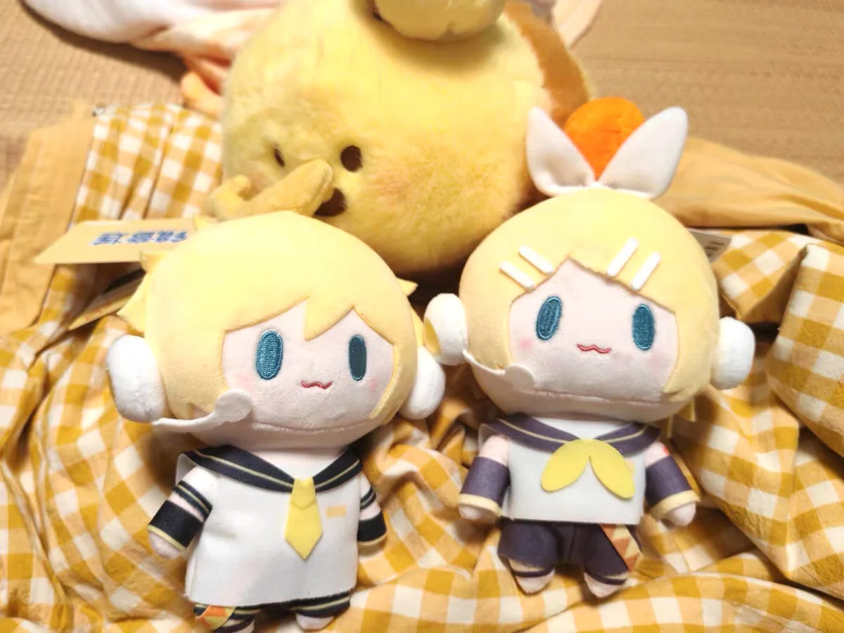 Hatsune Miku Plüschpuppe Spielzeug Kagamine Len Rin Rucksack Schlüsselanhänger Niedliche Stoffpuppen Sammlung Modell Ornament Spielzeug Mädchen Geschenk – Detail 2