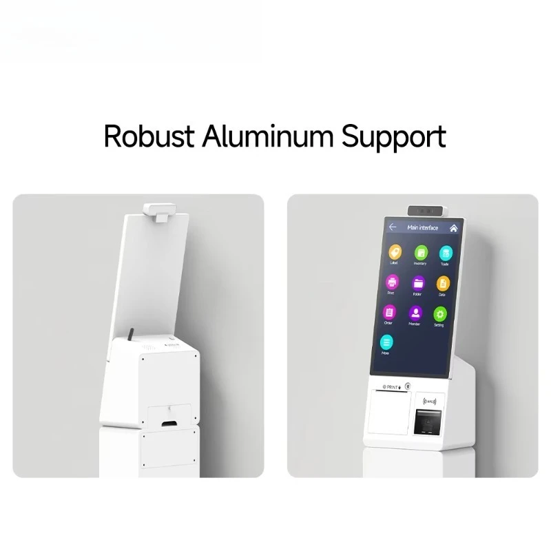 15.6 Inch Desktop Self Service Ordering Windows Kiosks Digital Menu Display Self-Order Machine For Restaurant