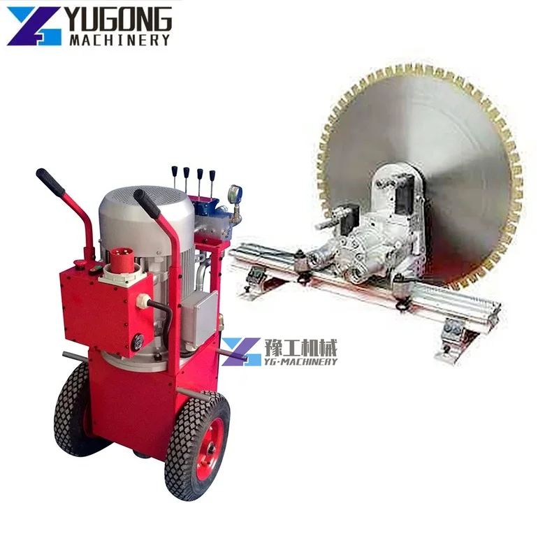 Hydraulic Circular saw blade cutting stone Wall saw cutting machine Portable Electric Concrete Brick Wall Cutting Saw Machine