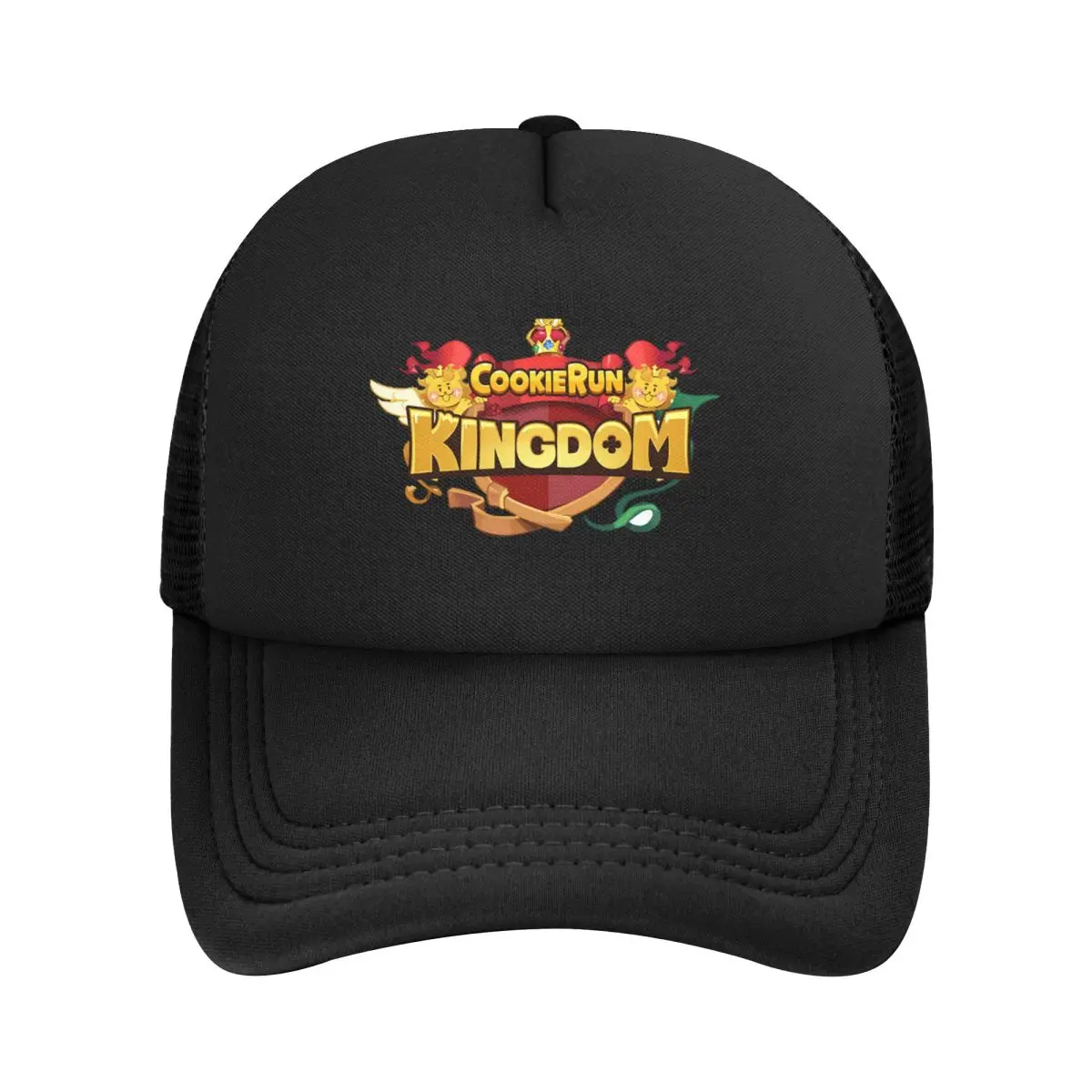 Cookie Run Kingdom Mesh Baseball Caps Snapback Fashion Baseball Hats Breathable Casual Casquette Outdoor Unisex