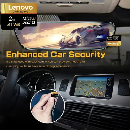 Imagen 2 del producto Tarjeta de memoria SD Original Lenovo, Mini Tarjeta Micro SD de 2TB y 1TB, 512GB, 256GB, tarjetas Micro Tarjeta SD de 128GB para Nintendo Switch, tarjeta SD