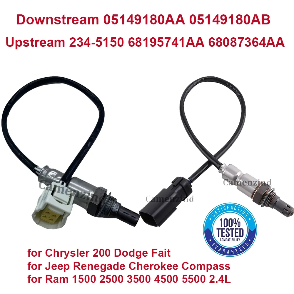 

Downstream 234-4545 05149180AA 05149180AB Upstream 234-5150 68195741AA 68087364AA Oxygen O2 Sensor for Chrysler Dodge Jeep Ram
