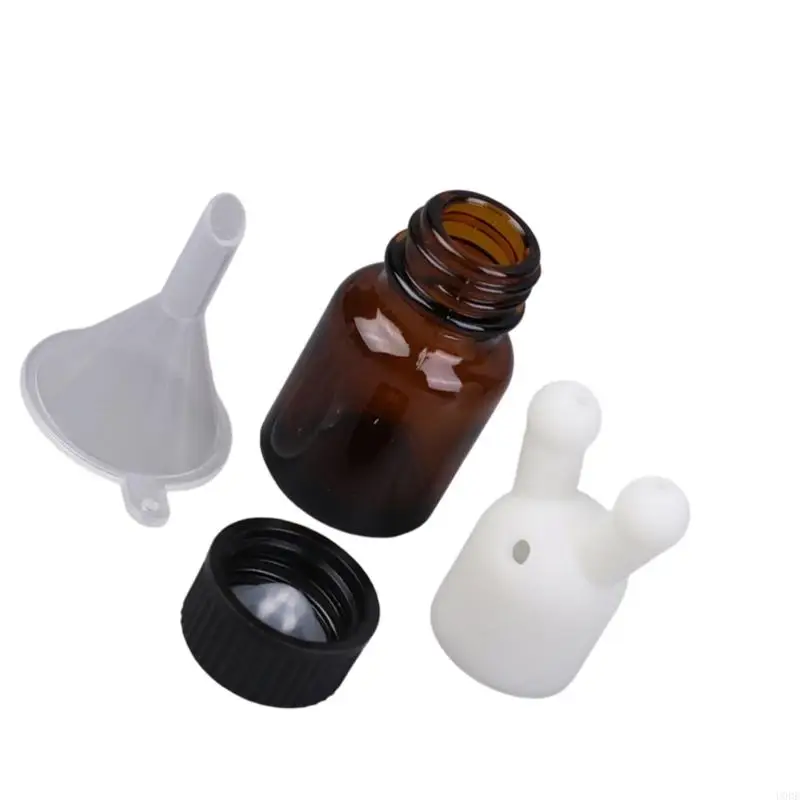 Silicone Nasal Inhaler Kits Perfumes Inhaler Dispenser Bottle Essential Oil Inhaler Cover Easy To Use