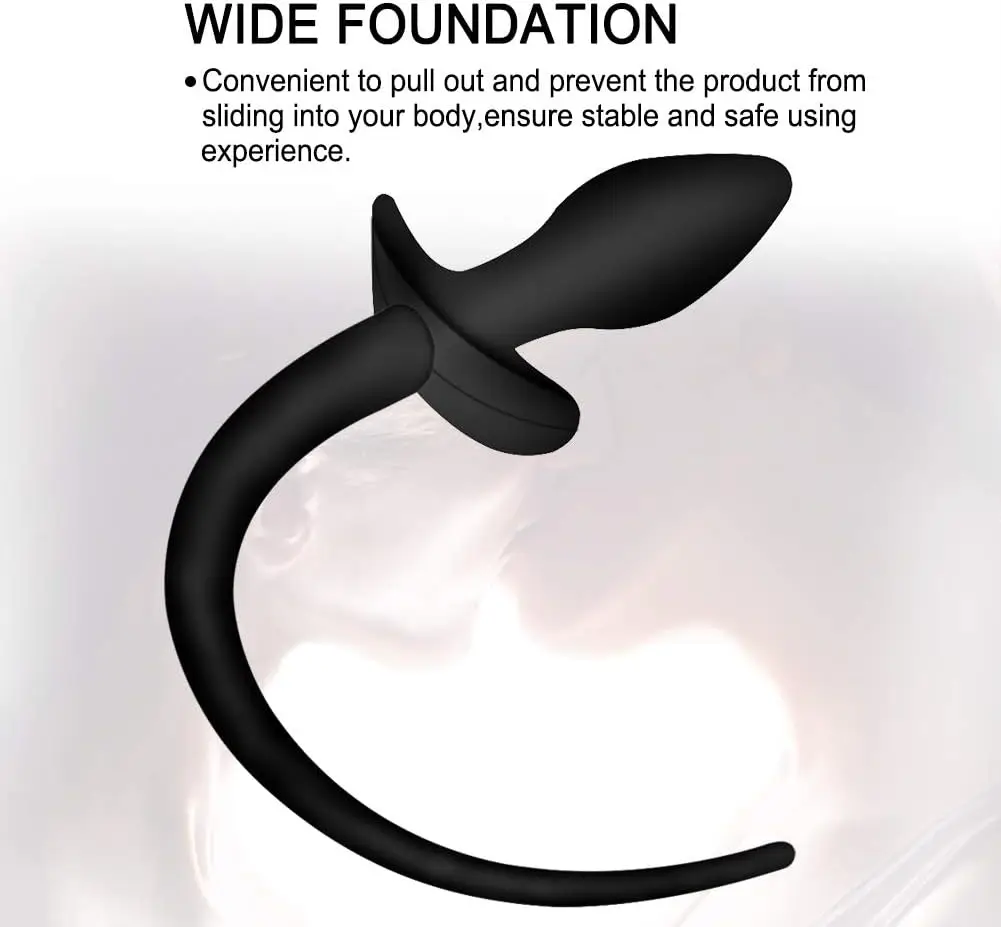 Butt Plug Silicone Anal Plug With Dog Puppy Tails