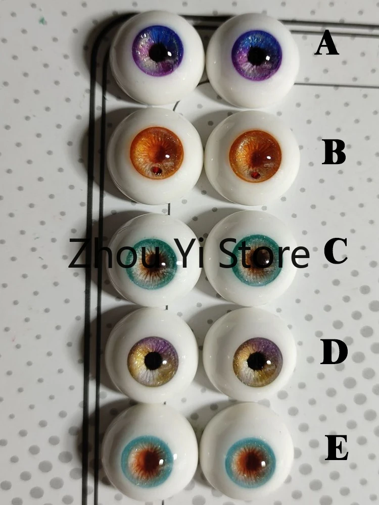 

Fashion Doll Eyes 12/14/16mm for Bjd Doll Plaster Eyeball Doll Accessories Human Realistic Stereoscopic Girl Toy Dress Up Gift