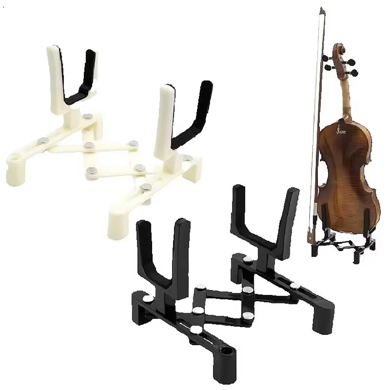 General Violin Folding Stand Portable ABS Material Violin Stand Floor  Stringed Instrument Special Accessories