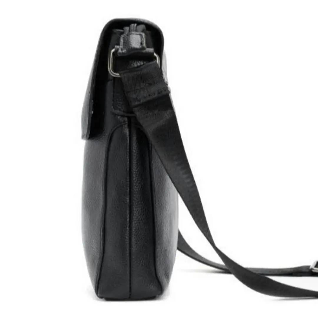 New Fashion Business Men's Handbags Genuine Leather Male Shoulder Bag Vintage Crossbody Boy Men Luxury Messenger Briefcase Bags - view 5