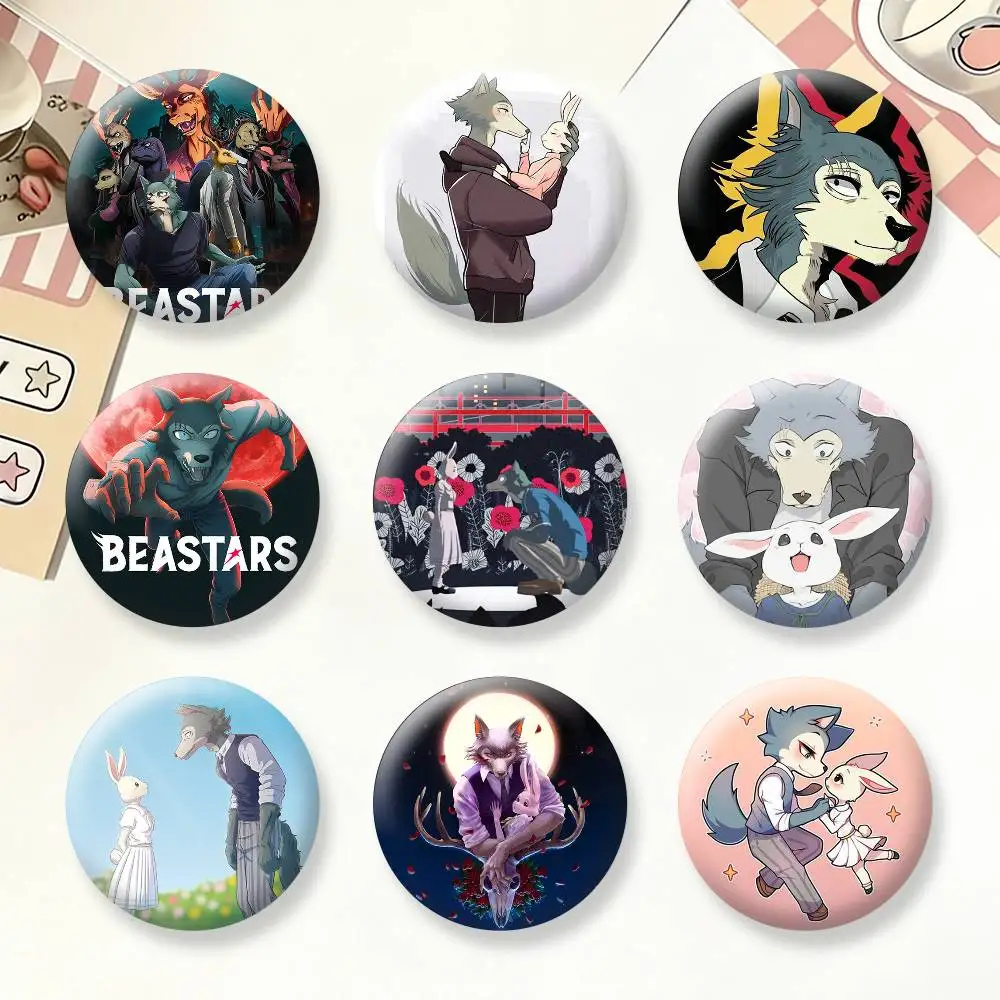 

B-Beastars part 2 Final Brooches Cartoon Badge Pins Backpack Hat Accessories Friend Gift
