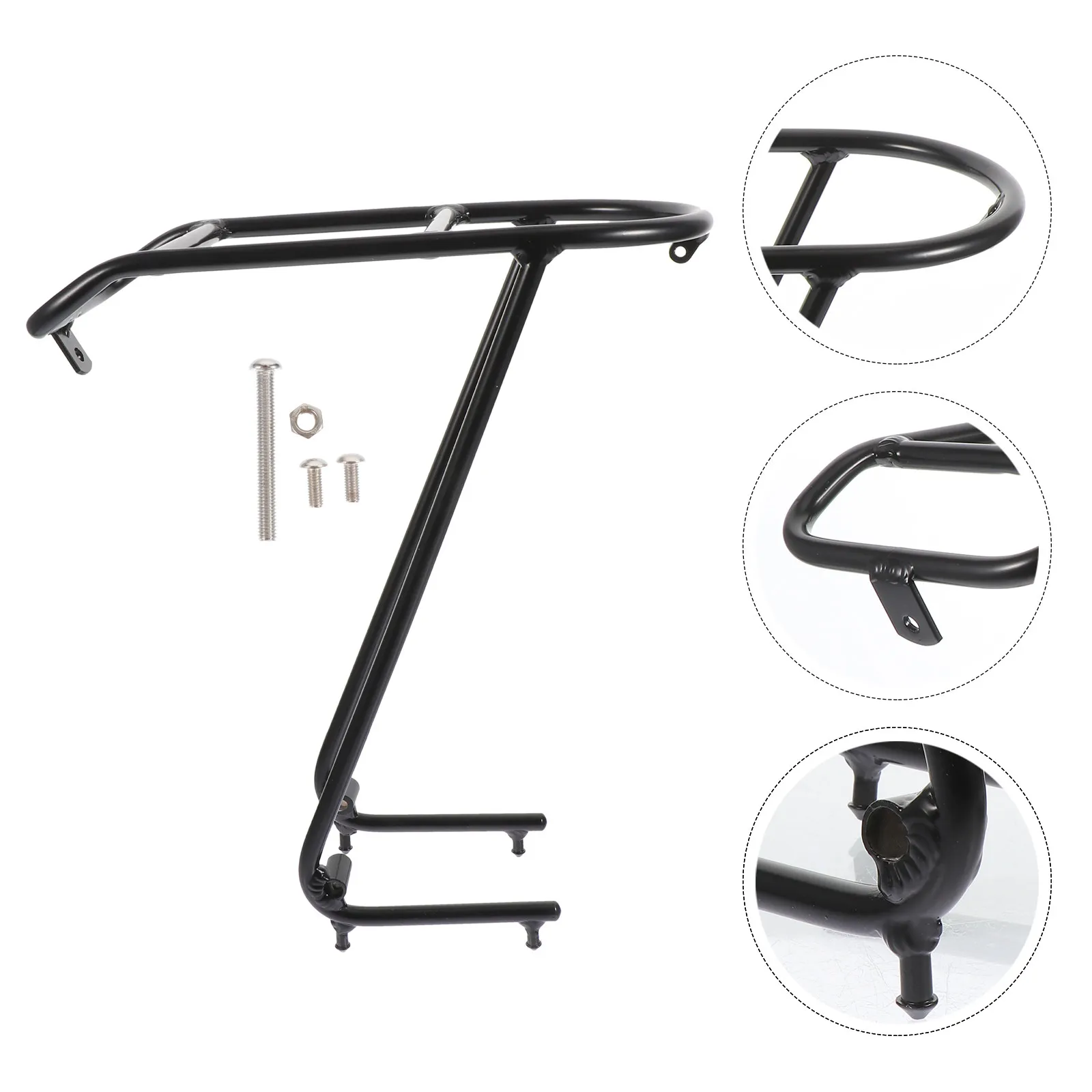 

Aluminium Alloy Bike Front Bracket Durable Lightweight Compact Folding Bike Storage Shelf Cycling Supply Cycling Supplies