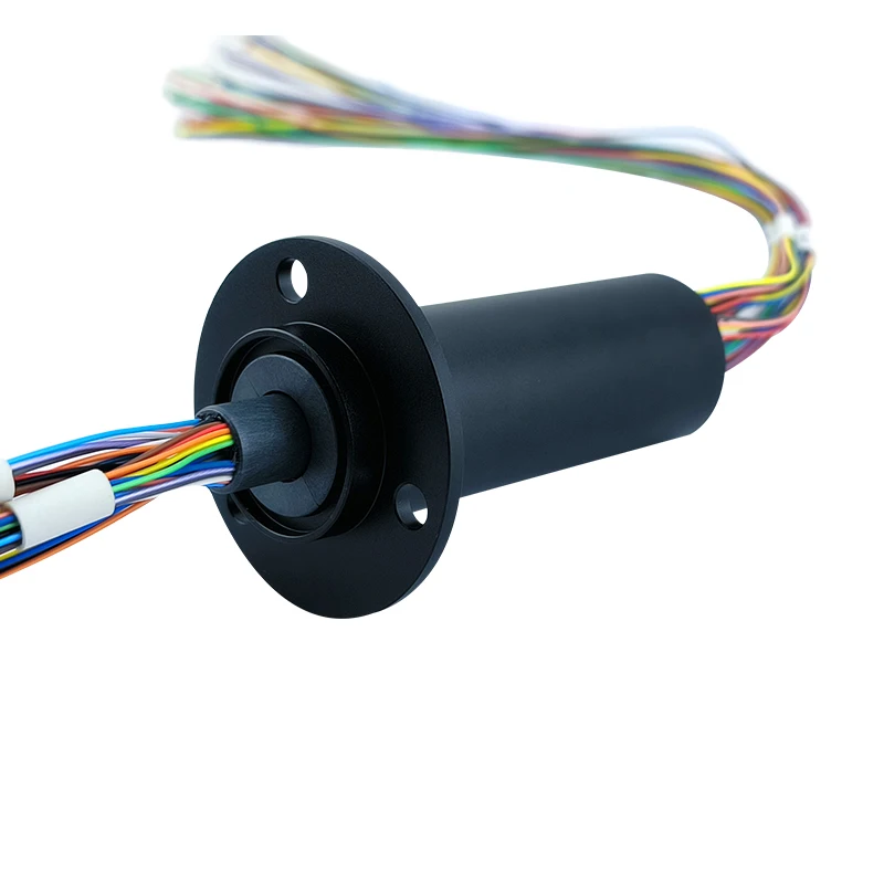 45 way 2A rotating collector ring, multi-channel conductive ring, outer diameter 25mm, capable of passing signals