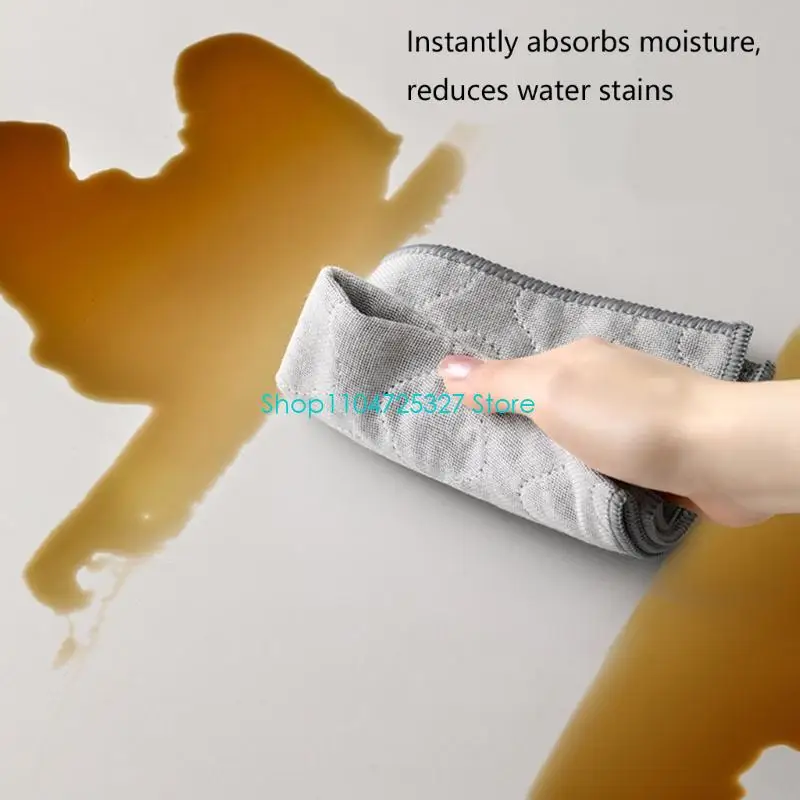 D8KF 6PCS Dish Cleaning Towel for Fast Liquid Absorption Kitchen Dish Washing Tear Resistant No Lint Shedding