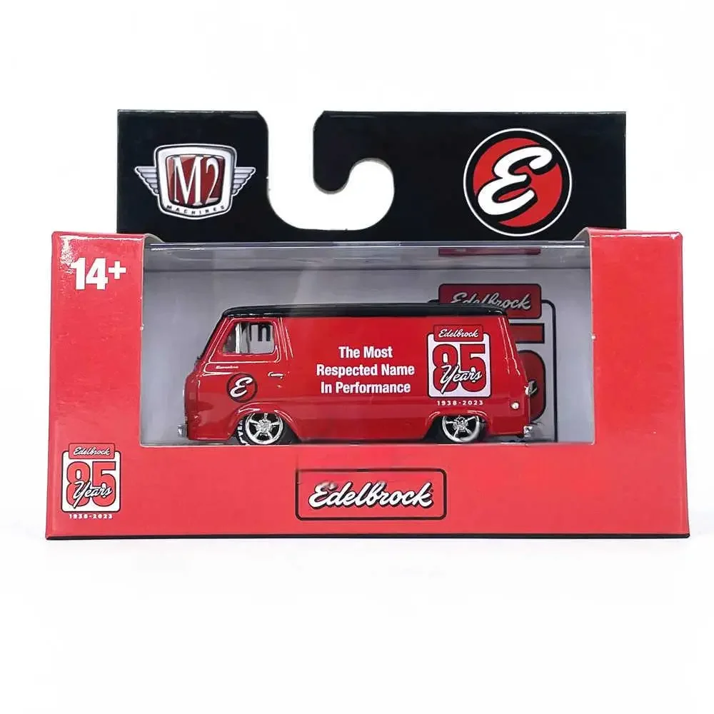 M2 Machines 1/64 1963 Ford Econoline Delivery Van R71 Die-cast Alloy Car Model Collection Gift Toy