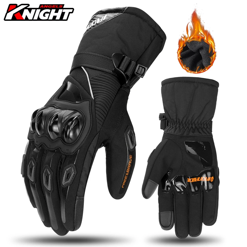 

Motorcycle Full Finger Gloves Winter Thickening Touch Screen Waterproof Gloves Protective Anti-fall Moto Non-slip Riding Gloves