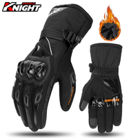 Motorcycle Full Finger Gloves Winter Thickening Touch Screen Waterproof Gloves Protective Anti-fall Moto Non-slip Riding Gloves