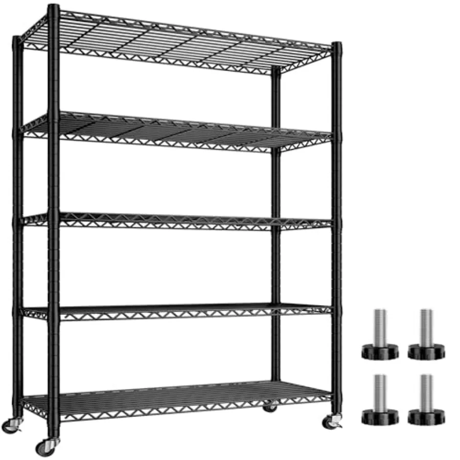 5 Tier Metal Shelvi…