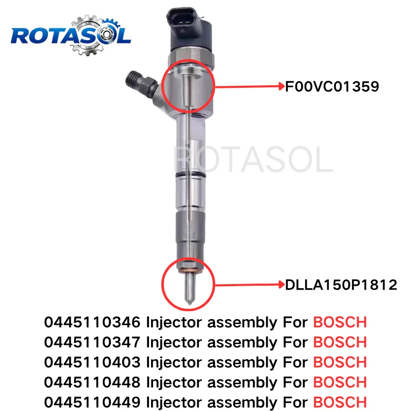 

0445110346&0445110347&0445110403&0445110448&0445110449 Injector assembly For Bosch