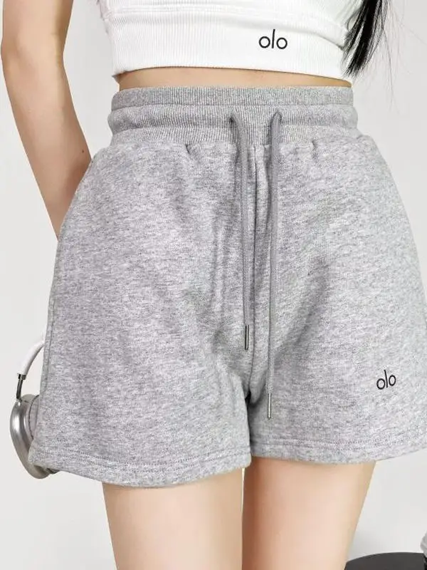 กางเกงขายาวเอวสูงทรงหลวมพิมพ์ลายตัวอักษร สไตล์ลำลอง เหมาะสำหรับวิ่งตอนเช้า ฤดูใบไม้ผลิ ฤดูร้อน สไตล์สตรีทแฟชั่น