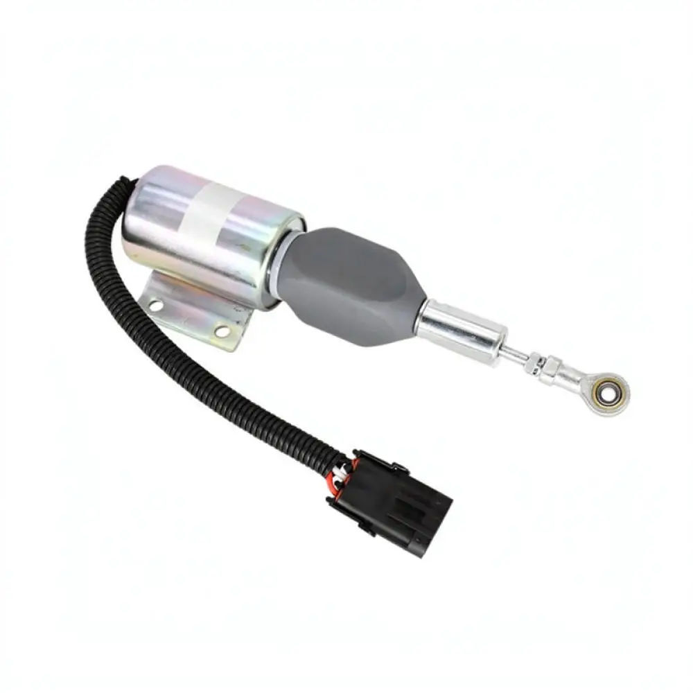 Replacement Shutoff Solenoid Valve For Cummins Hitachi Generator Parts SA 4257 24V RE516083 RE502473 Engine Control Device