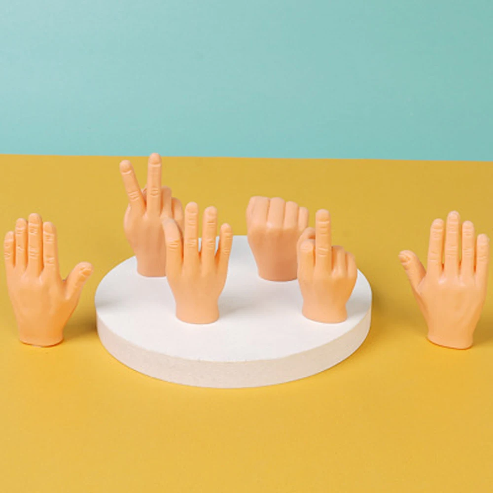 Funny Toys Cosplay Props Finger Fidget Halloween Cat Pet Small Hand Hand Palm Tiny Finger Hands Finger Toys Finger Puppets