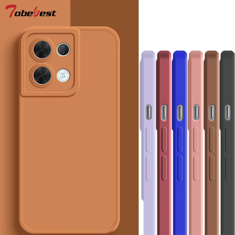 Fashion Square Frame Soft Silicone Case On For OPPO Reno 8 7 6 5 Pro 4G 5G funda Cover