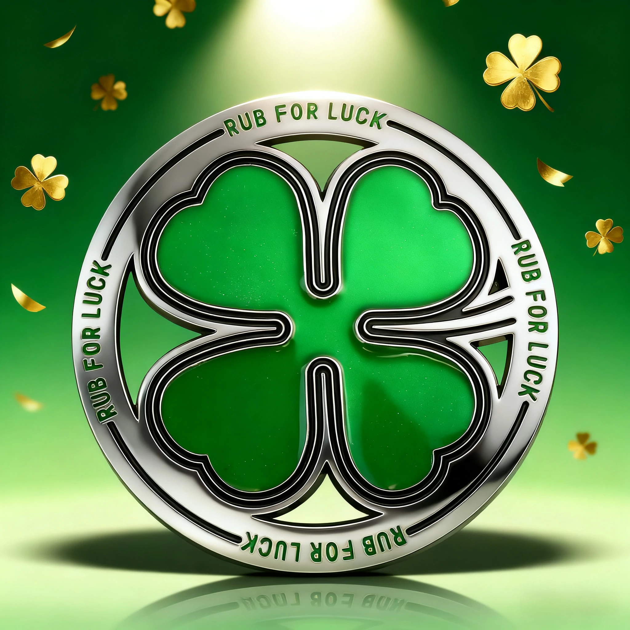 Four Leaf Clover Belt Buckle R - Outdoor Hunting Outfit review and price