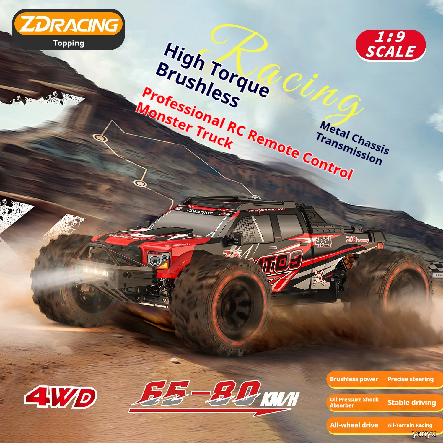 Zd Racing 1/9 Scale…