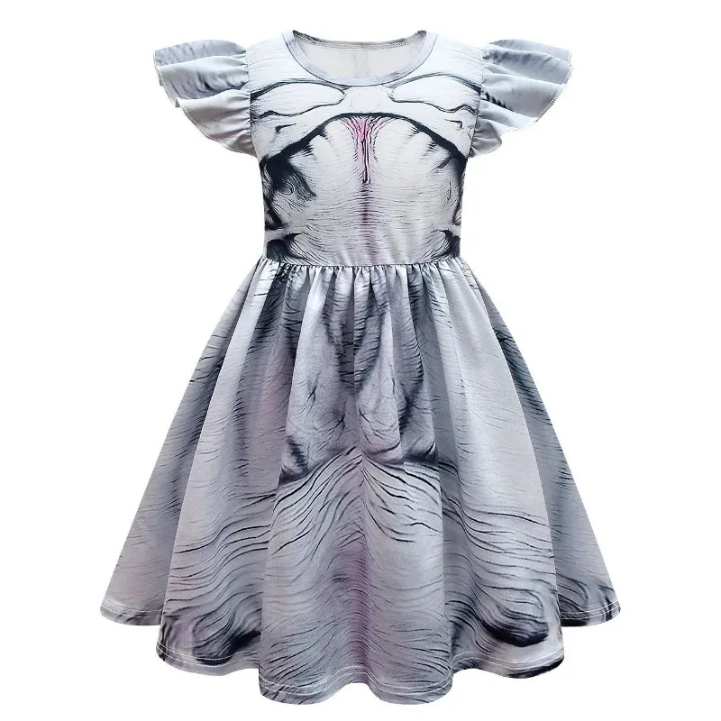 Demogorgon คอสเพลย์เครื่องแต่งกาย, ชุดฮาโลวีนสําหรับเด็กหญิงและเด็กชาย, เครื่องแต่งกายซอมบี้คนแปลกหน้า, ชุดสยองขวัญ