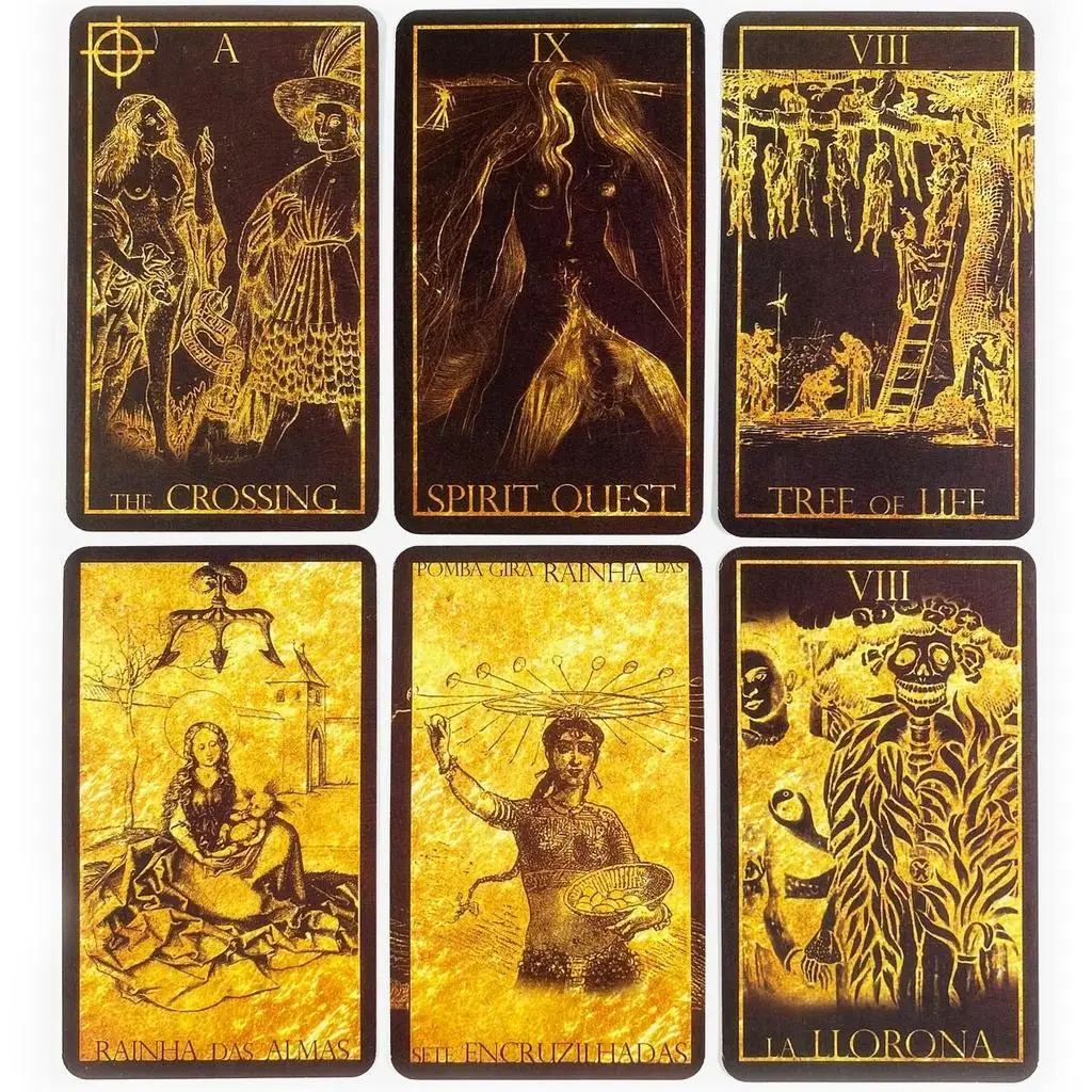 10.3*6cm The Qedavian Tarot Deck Fortune-telling Prophecy Oracle Cards