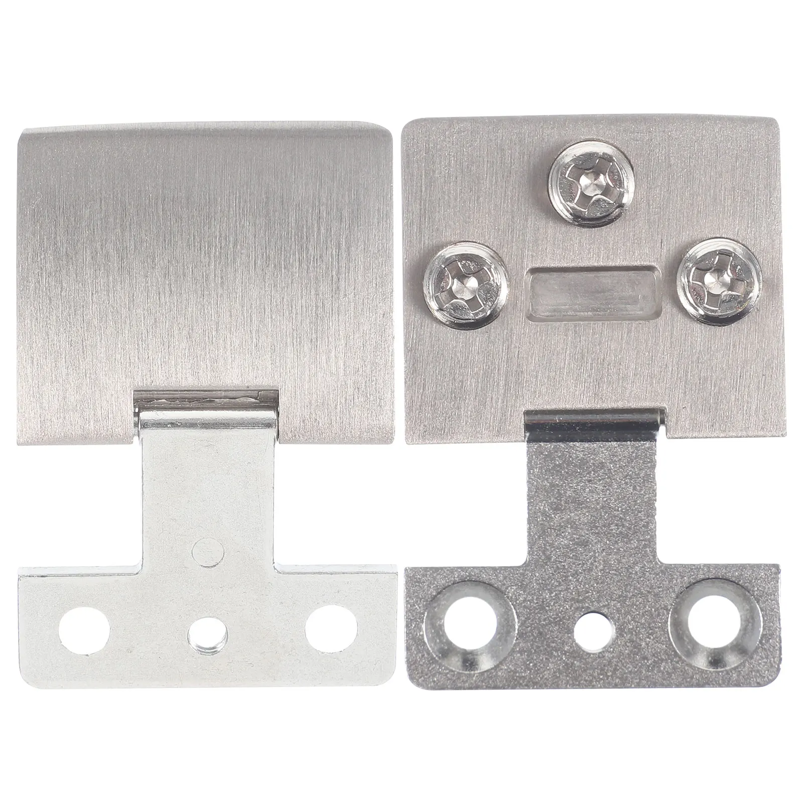 

2pcs Zinc Alloy Glass Door Hinges Cabinet Hinge Clips Replacement For Showcase Wine Cupboard Bathroom Restaurant Durable