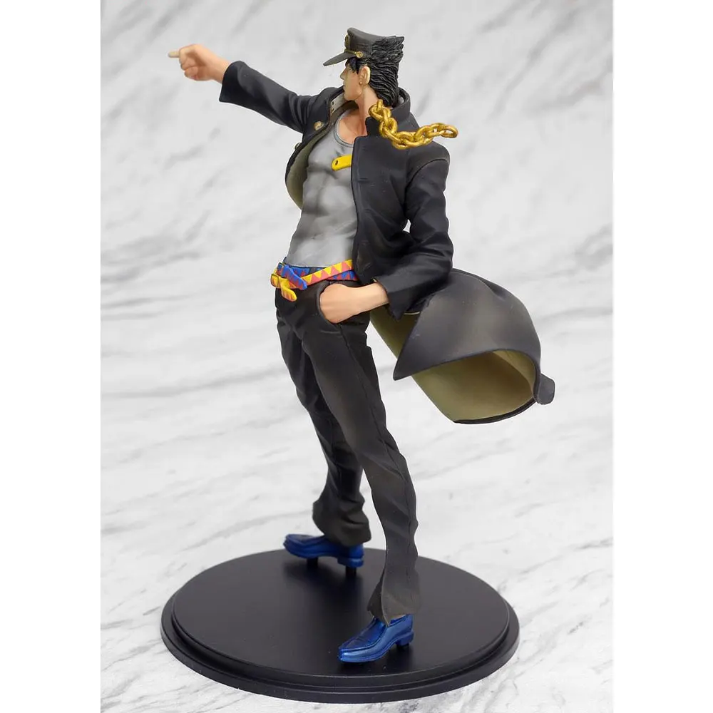 17CM Anime JoJo's Bizarre Adventure Figure Jotaro Kujo support modèle d'animation jouets cadeaux Collection décoration ornements PVC