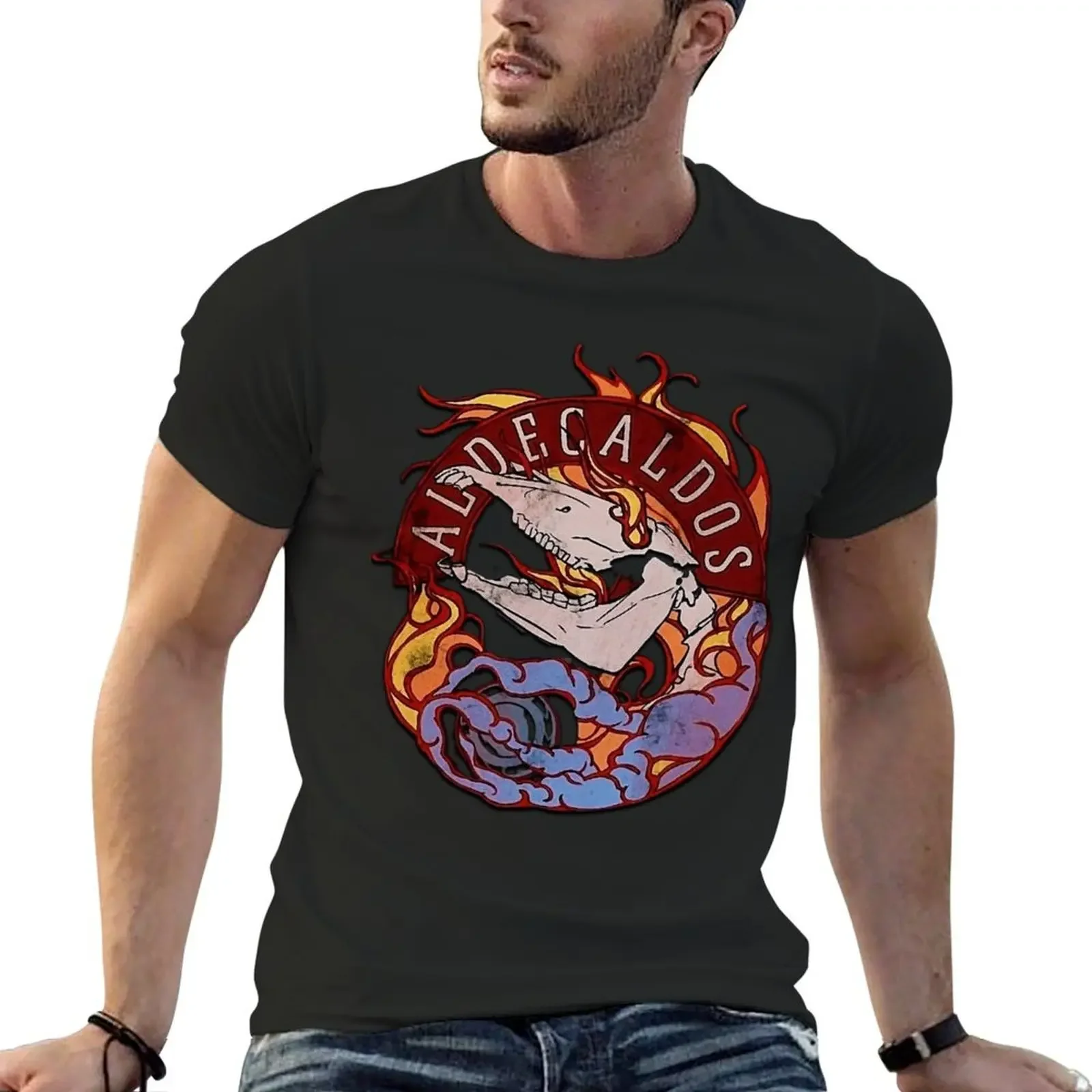 Aldecaldos Nomad Logo T-Shirt custom shirt customizeds graphic shirts Men's cotton t-shirt