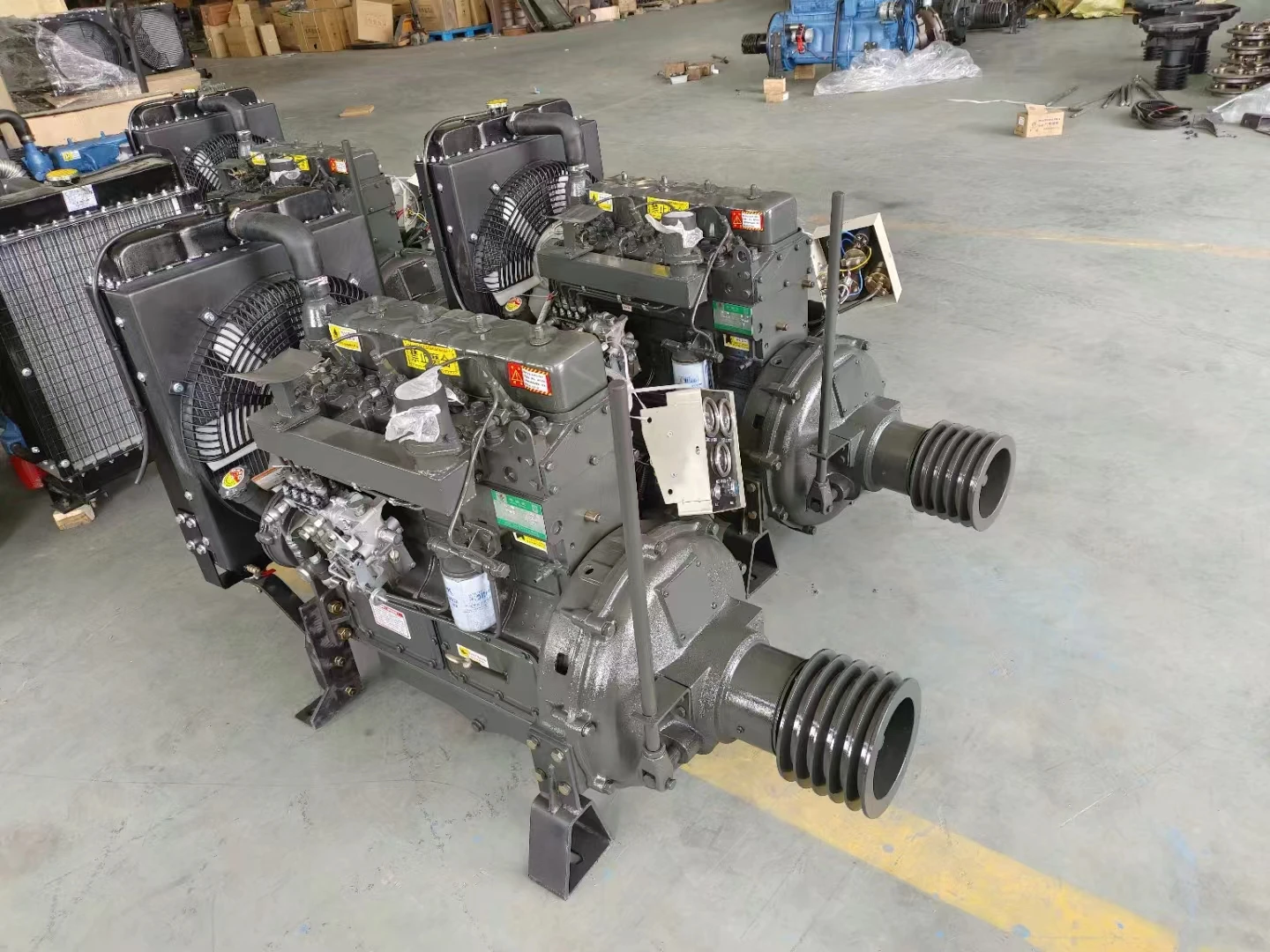 China supplier Weifang ZH4105ZP 63kw Diesel Engine for Water Pump & fixed power Usage with clutch connecting