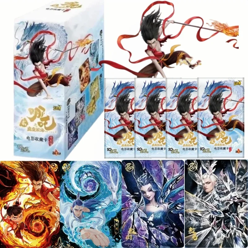 

KAYOU Nezha 2: Оригинальная коллекционная карта Devil Boy Naohai Dou Tianbao Issue 3, анимационная периферийная игрушка, флэш-карта, подарок на праздник