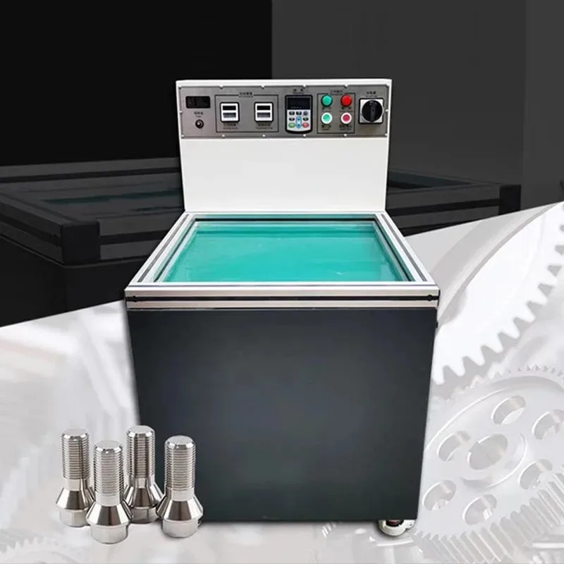 Magnetic Deburring Machine Translational Magnetic Polisher For Inner Hole Rust Polishing Metal Parts Surface Finish