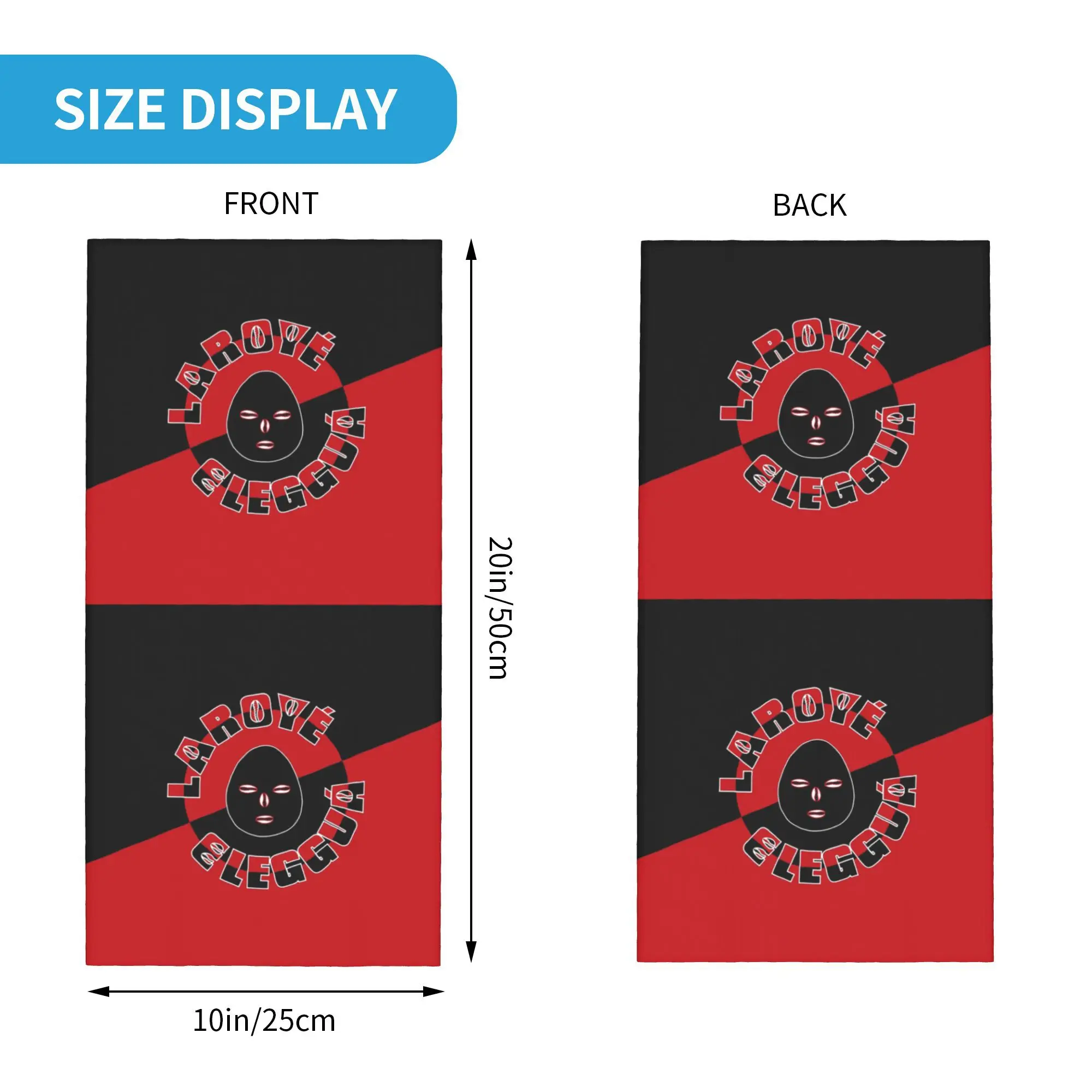 Eleggua Bandana Capa de Pescoço Estampado Envoltório Cachecol Quente Tiara Esportes ao Ar Livre Unissex Adulto À Prova de Vento