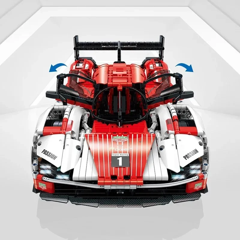 3460 Teile 1:8 Technischer Sportwagen Baustein-Set MOC 10615 Kreative Ideen 963 Supercar Modell Bausteine Spielzeug für Kinder Erwachsene Geschenke