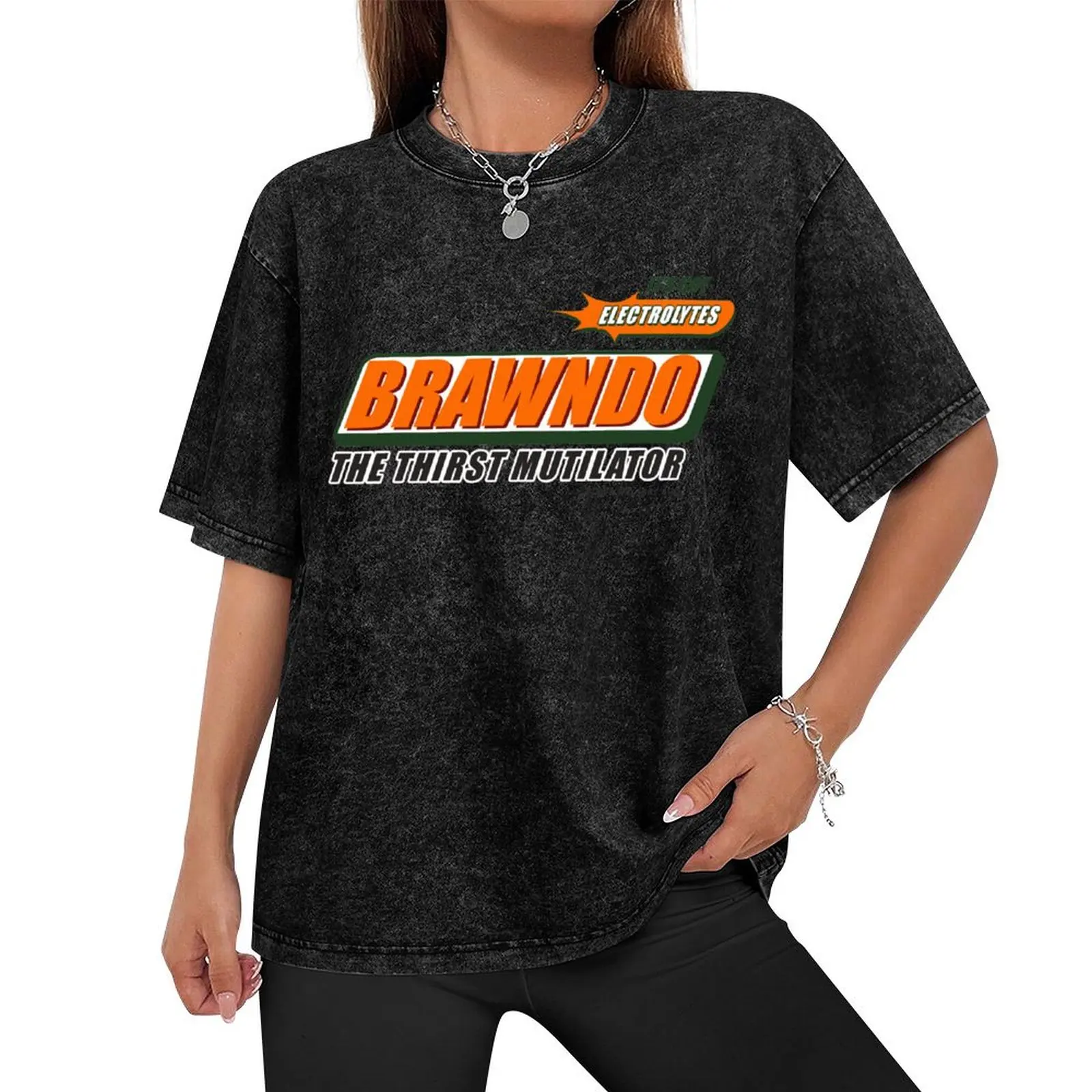 BRAWNDO T-Shirt summer top anime stuff designer shirts t shirt for men