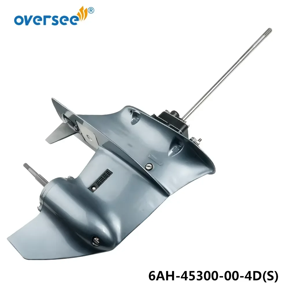 Oversee 6AH-45300 Lower Casing Assy Short For Yamaha Outboard Motor 2T 15HP 20HP 6AH-45300-00-4D; Parsun F15A 20A F20-04000000S