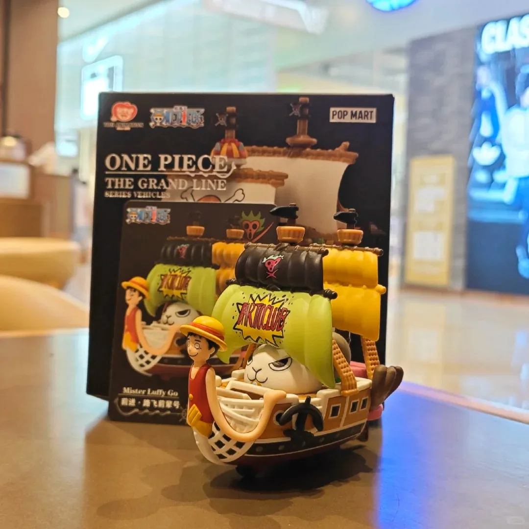 

POP MART ONE PIECE THE GRAND LINE SERIES АВТОМОБИЛЬСЬ слепая коробка игрушка для коллекции украшения дома украшения подарки-сюрпризы