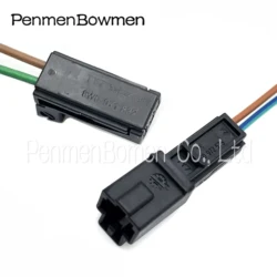 1 Set 2 Pin 4E0972575 Auto License Plate Light Plug Female Male Electronic Connector Wire Harness For 8W0971832