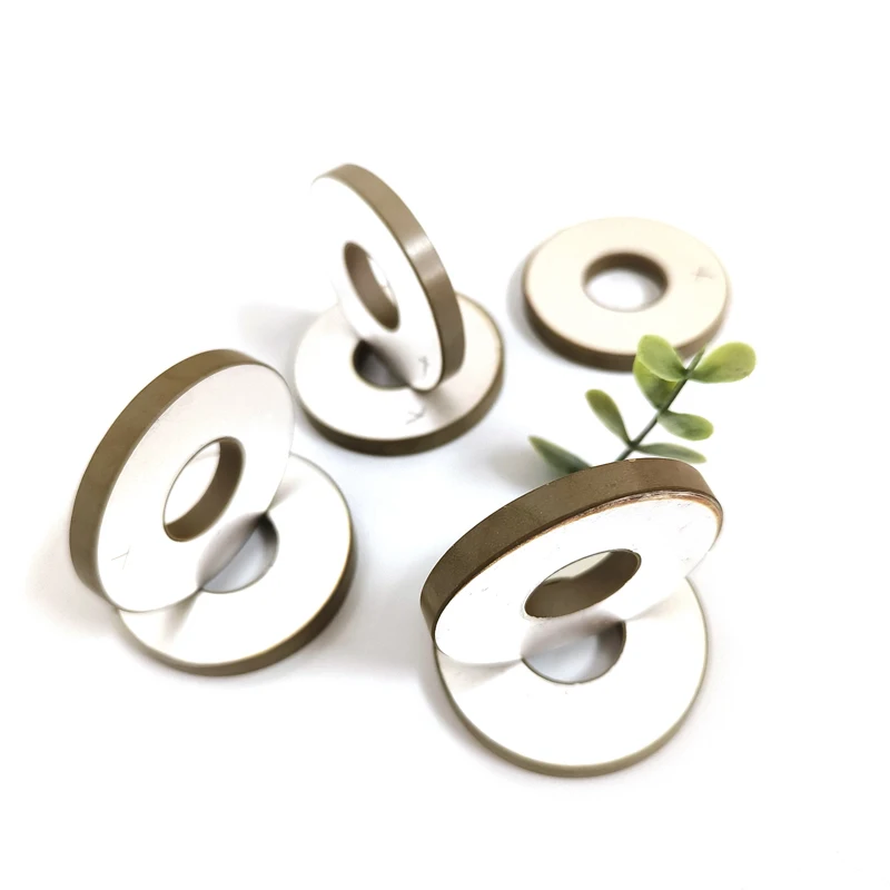 10Pcs/Lot 50X17X6.5mm Ultrasonic Vibration Piezoelectric Ceramic Ring