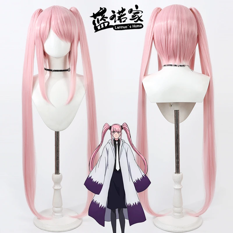 

Mashle: Magic and Muscles Love Cute Cosplay Wigs 100cm Long Pink Ponytail Synthetic Hair Halloween Party Role Play