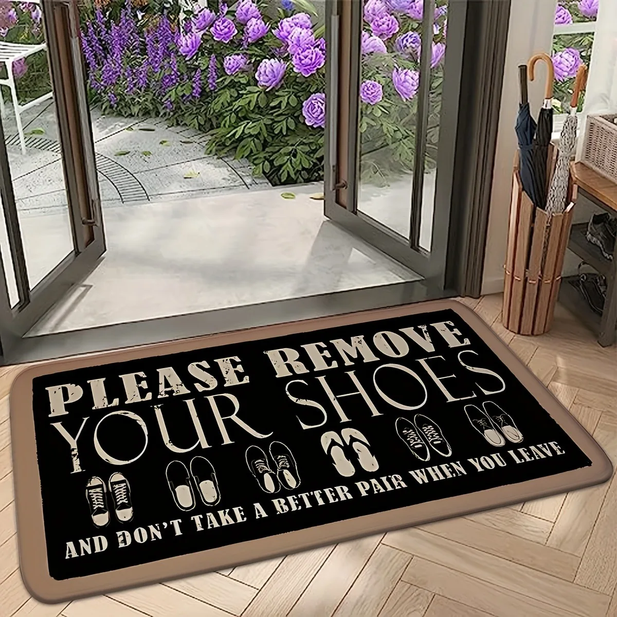 

1PC Remove Your Shoes Kitchen Rug Non-Slip Door Mats Pop design Bathroom Rug Bath Mat Carpet for Home Sink Laundry Decor